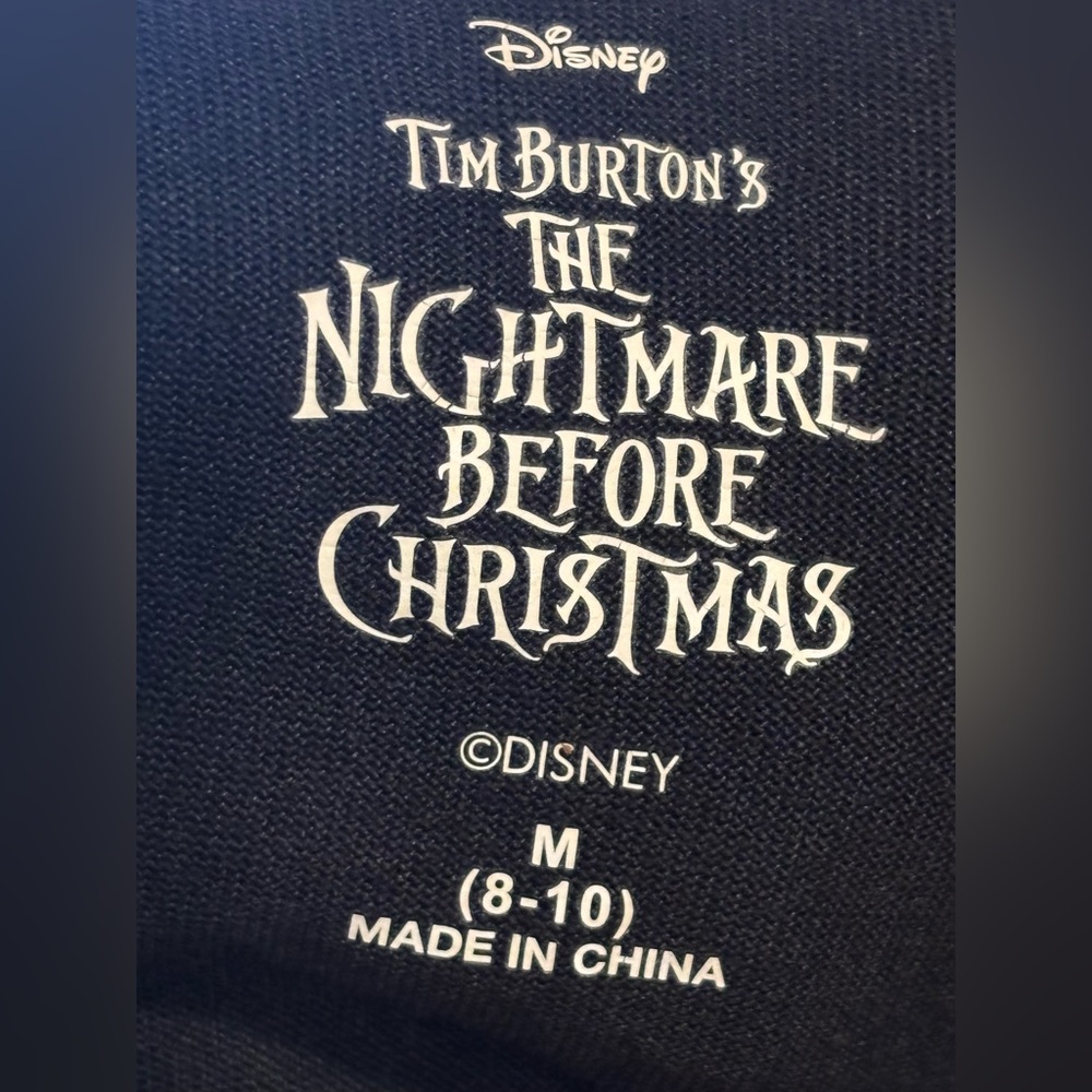 Disney Nightmare Before Christmas Black Hoodie with Lock, Shock, and Barrel - Picture 10 of 10